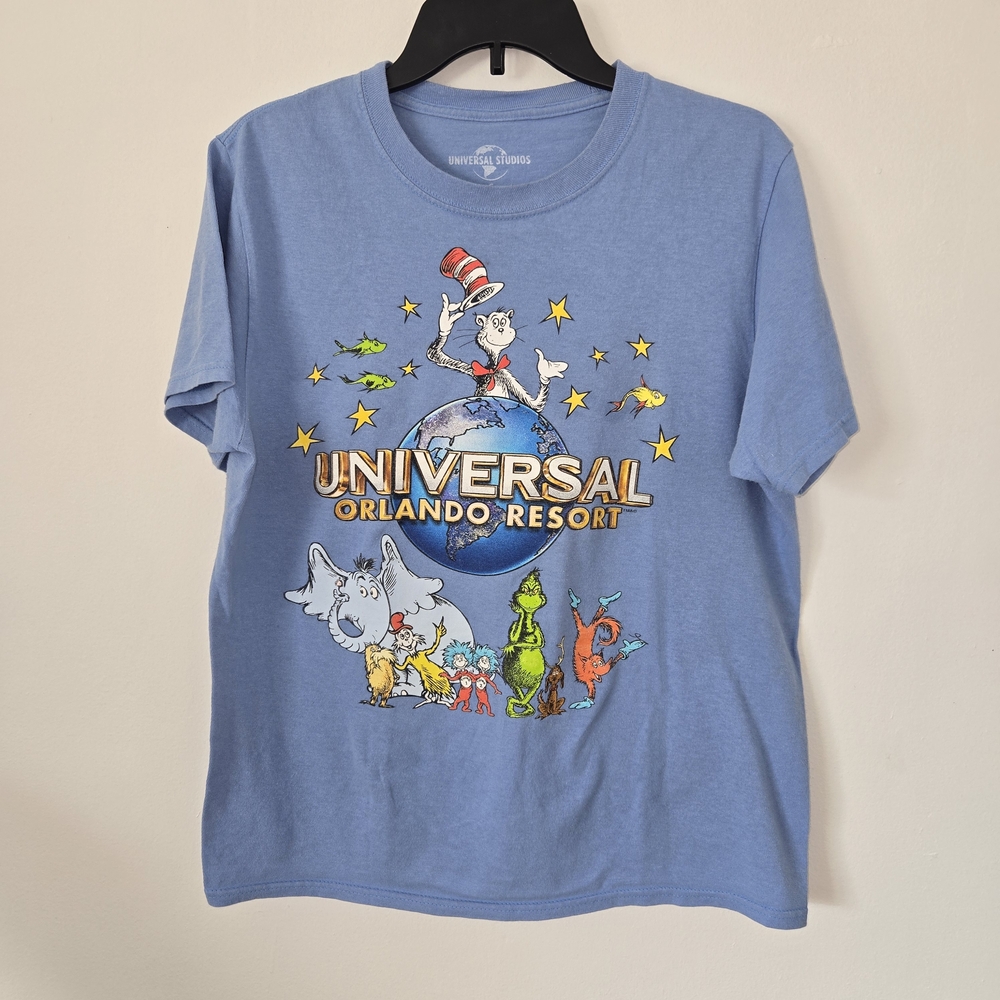Universal Studios Dr Seuss Icons Youth T-Shirt Size Small The Cat In The Hat